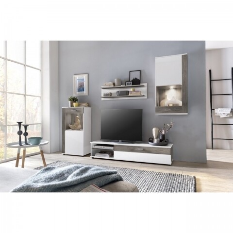 Mobilier pentru Living Kolin, Alb Gri