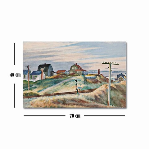 Tablou decorativ, FAMOUSART-034, Canvas, Dimensiune: 45 x 70 cm, Multicolor