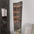 Oglinda Cheval, Siam, Vitros, 55x150x2.2 cm, MDF , Transparent/Negru