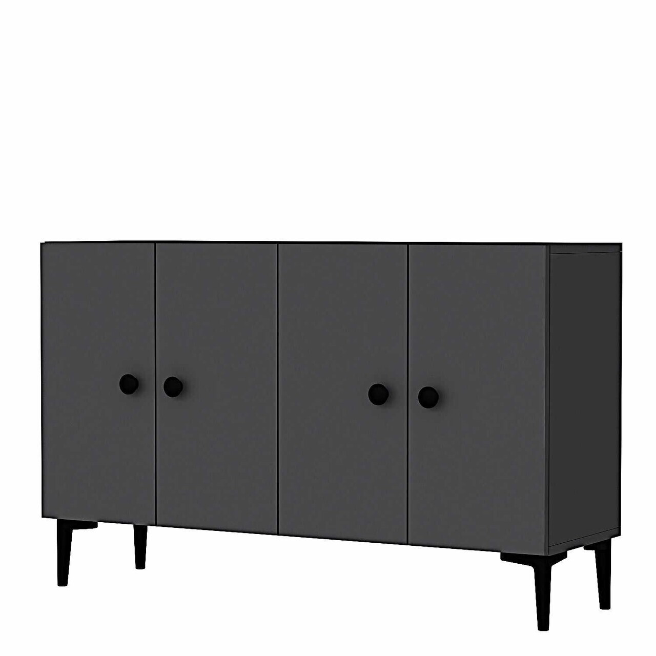 Consola, Hanah Home, Sherifa 120, 120x75x32 cm, Antracit — imaginea 5