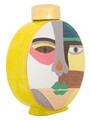 Vas decorativ Piccassy Round, Mauro Ferretti, 23x9x28 cm, ceramica, multicolor