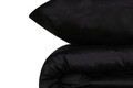 Lenjerie de pat pentru o persoana Single XL (DE), Elegant - Black, Cotton Box, Bumbac Satinat