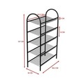 Pantofar, Puqa Design, Roger, 69x29x20 cm, Metal, Negru