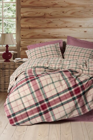 Lenjerie de pat pentru o persoana, Jamil - Claret Red, Cotton Box, 50% bumbac / 50% poliester