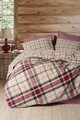 Lenjerie de pat pentru o persoana, Jamil - Claret Red, Cotton Box, 50% bumbac / 50% poliester