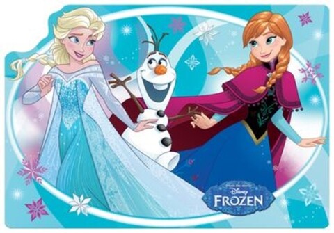 Suport pentru farfurie Frozen, Disney, 42x29 cm, albastru