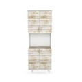 Dulap multifunctional, Lacivert, Tasarım, 70x176x40 cm, Stejar / Alb