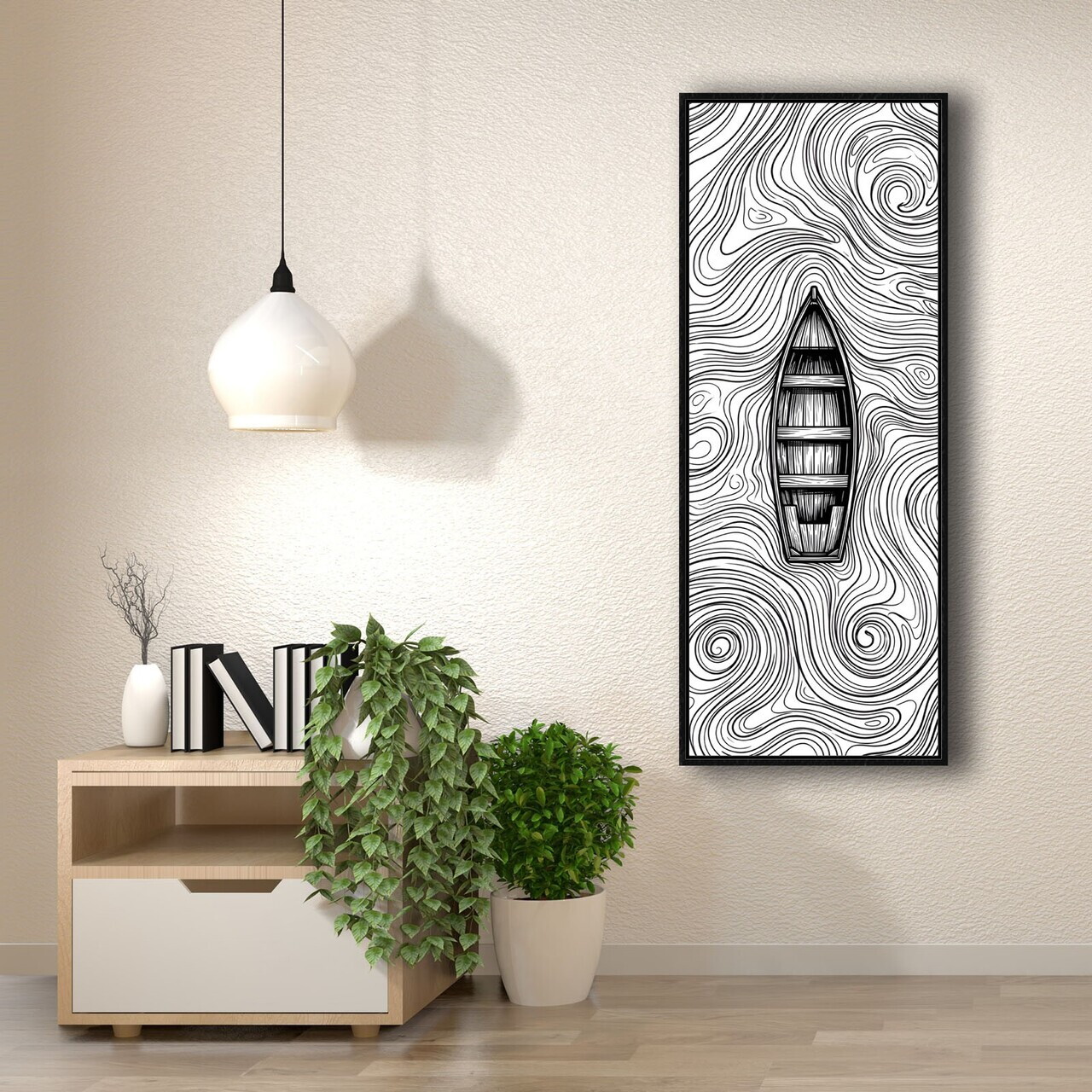 Tablou decorativ, 40100Lcsyh-005, Cadru: PVC (Grosime: 5 cm), Multicolor — imaginea 2