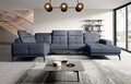 Coltar stanga 6 locuri ELTAP, LT-40PO, Neviro, 350x201x77 cm, lemn/poliester, albastru