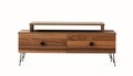 Comoda TV Kardelen, Kalune Design, 115x15x45 cm, maro