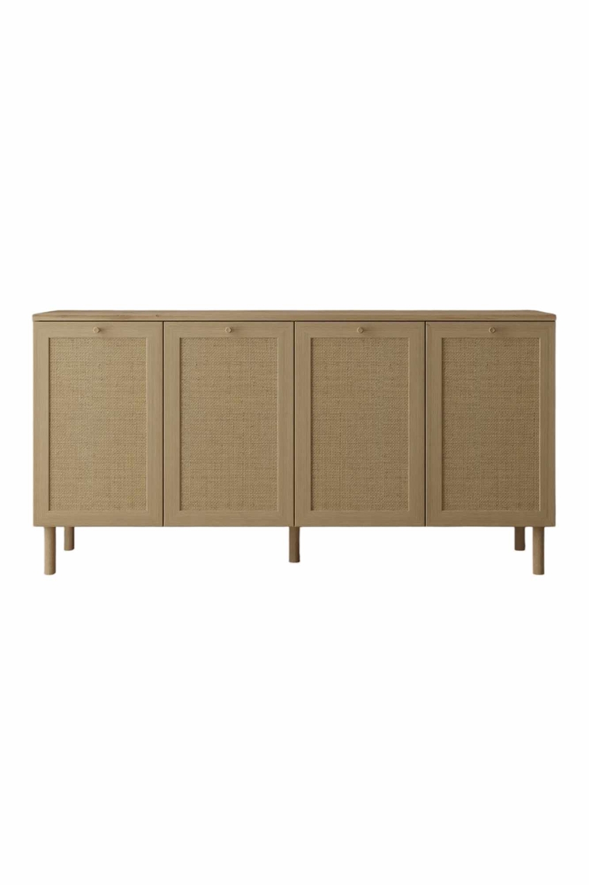 Bufet, Hanah Home, Baru, 160x80x42 cm, Bej - view 4
