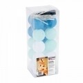 Ghirlanda luminoasa cu 20 LED-uri Blue, Heinner Home, 330 cm, plastic, alb/bleu