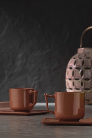 Set de cafea Kutahya Porselen, DS04KT0002, 4 piese, portelan Bucatarie