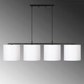 Lustra, Opviq, 892OPV1504, Metal, Alb/Negru