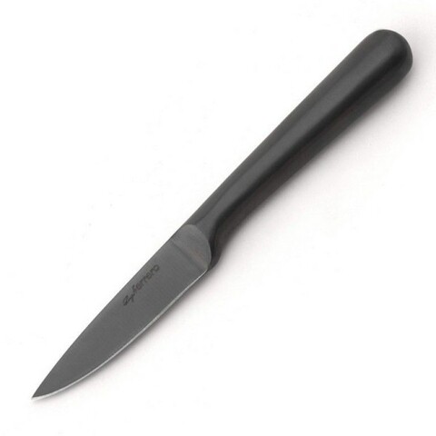Cutit pentru decojit Luigi Ferrero, FR-2309BT, 9 cm, inox/invelis titanium negru