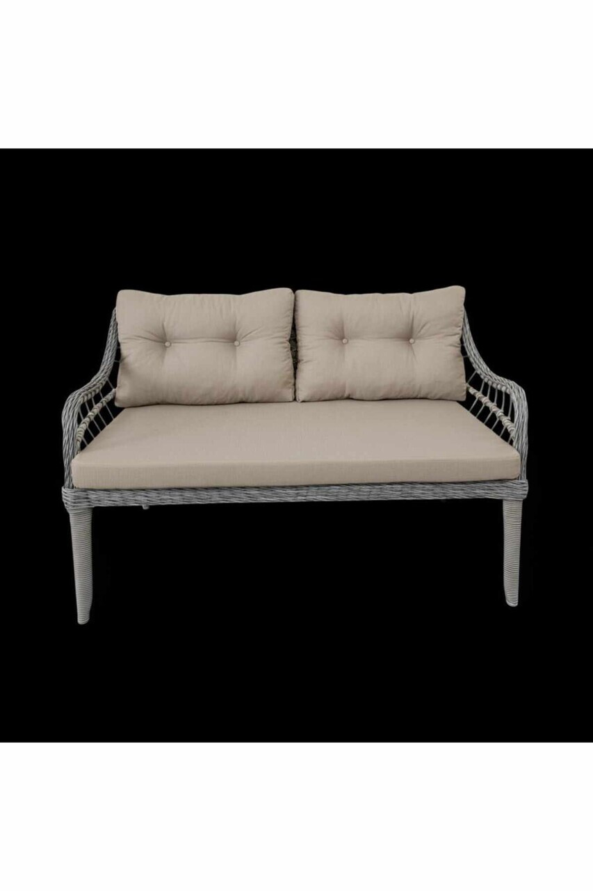 Set mobilier de gradina, Hanah Home, Fiori, ALUMINIU, Bej - view 3