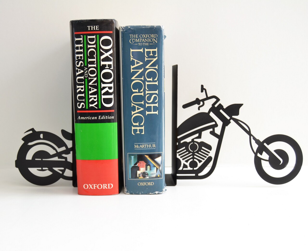 Opritor de carti, RT-MET-BOOKEND-002, Dimensiune: 17,5 x 8,2 x 19 cm (1 bucată), Negru