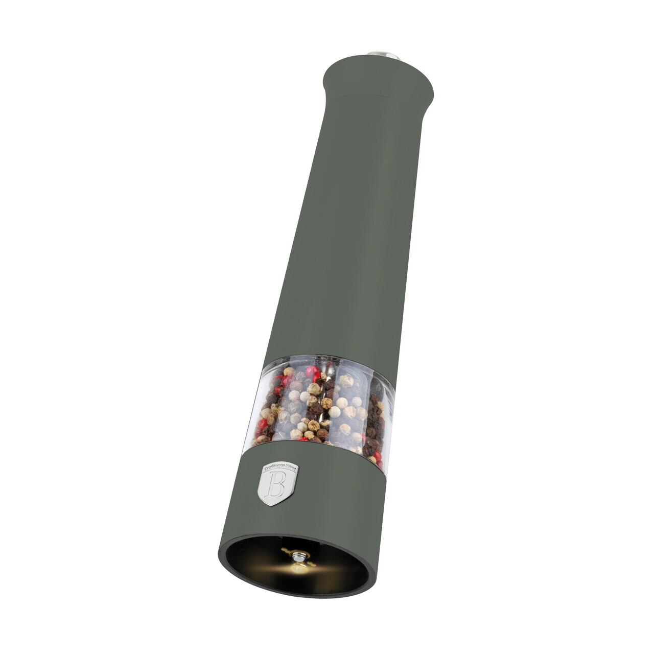 Set 2 rasnite electrice pentru sare/piper Berlinger Haus, Matte Green, plastic/ceramica, verde mat - imagine 3