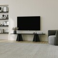 Comoda TV, Neostill, Mushroom, 180x40x42 cm, PAL, Negru