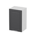 Dulap pentru bucatarie, Hanah Home, Minar, 45x72x37 cm, Alb / Antracit