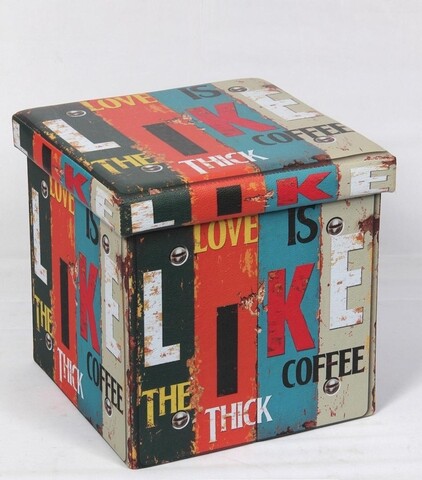 Taburet pliabil like, heinner home, 38x38x37.5 cm, pvc, multicolor