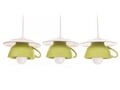 Lustra Afternoon tea, Deco Republic, E27, 3x60W, ceramica, verde deschis
