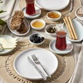 Set de mic dejun, Karaca, 216KRC1255, Portelan , Farfurie intinsa 21.5x21.5 cm, Multicolor