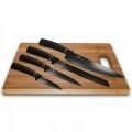 Set tocator cu 4 cutite din inox/bambus, Berlinger Haus