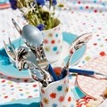 Set tacamuri 24 piese, Villeroy & Boch, Play!, inox, albastru