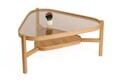 Masuta de cafea, Hanah Home, Capella 95, 95x48x95 cm, LEMN MASIV DE STEJAR, Stejar