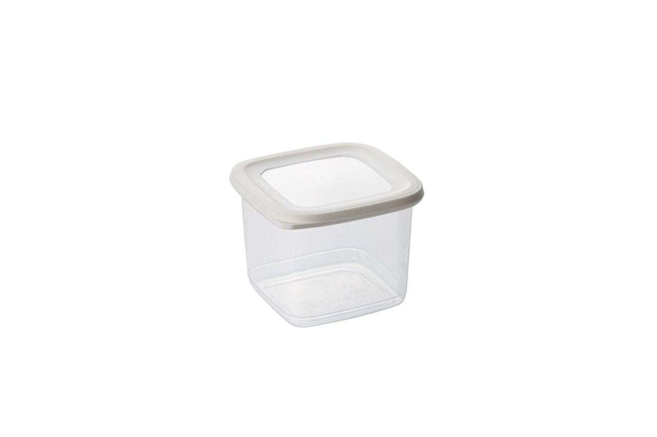 Set recipiente depozitare, Hermia, 964FRM5390, Dimensiune: 10 x 10 x 16,5 cm / 1200 ml (5 bucăți), Alb - imagine 5
