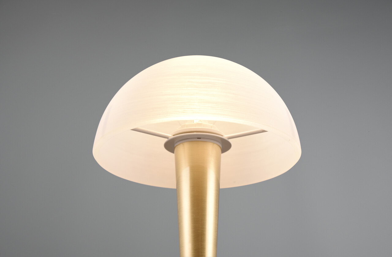 Lampa de masa Canaria, RL, 15x26.5 cm, 40W, 1x E14, metal, bronz mat/alb - 1 | YEO