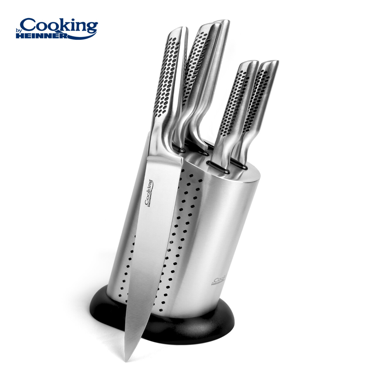 Set 5 cutite si suport Skyline, Cooking by Heinner, inox, argintiu - view 2