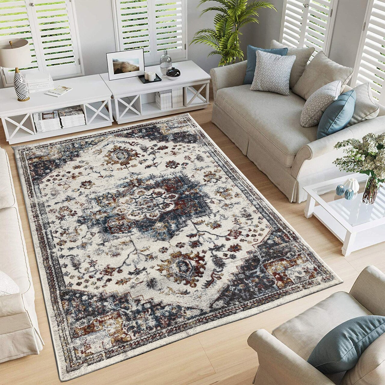 Covor, G6002 , 80x150 cm, Polipropilena, Multicolor