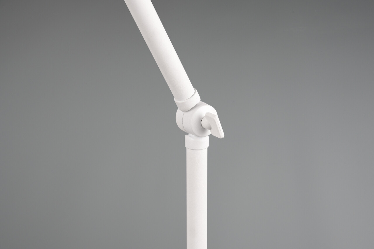 Lampadar Enzo, RL, 25x48.8x150 cm, 10W, 1x E27, metal, alb mat