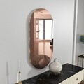 Oglinda decorativa, Siam, Riors, 45x85x2.2 cm, MDF , Bronz / Aur