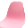 Scaun Julia, Pakoworld, 46x50x82 cm, lemn de fag/polipropilena, roz