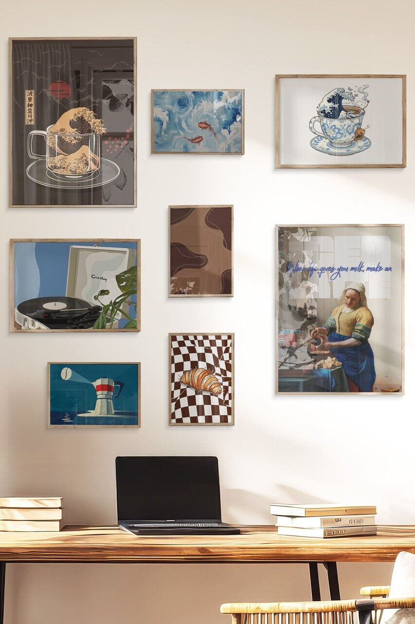 Tablou decorativ, Çgs-051-Wooden-Kck, Lemn masiv, Față: 100% PVC STICLĂ, Multicolor - view 3