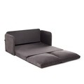 Canapea extensibilă cu 2 locuri, Futon, 859FTN2873, Metal , Gri