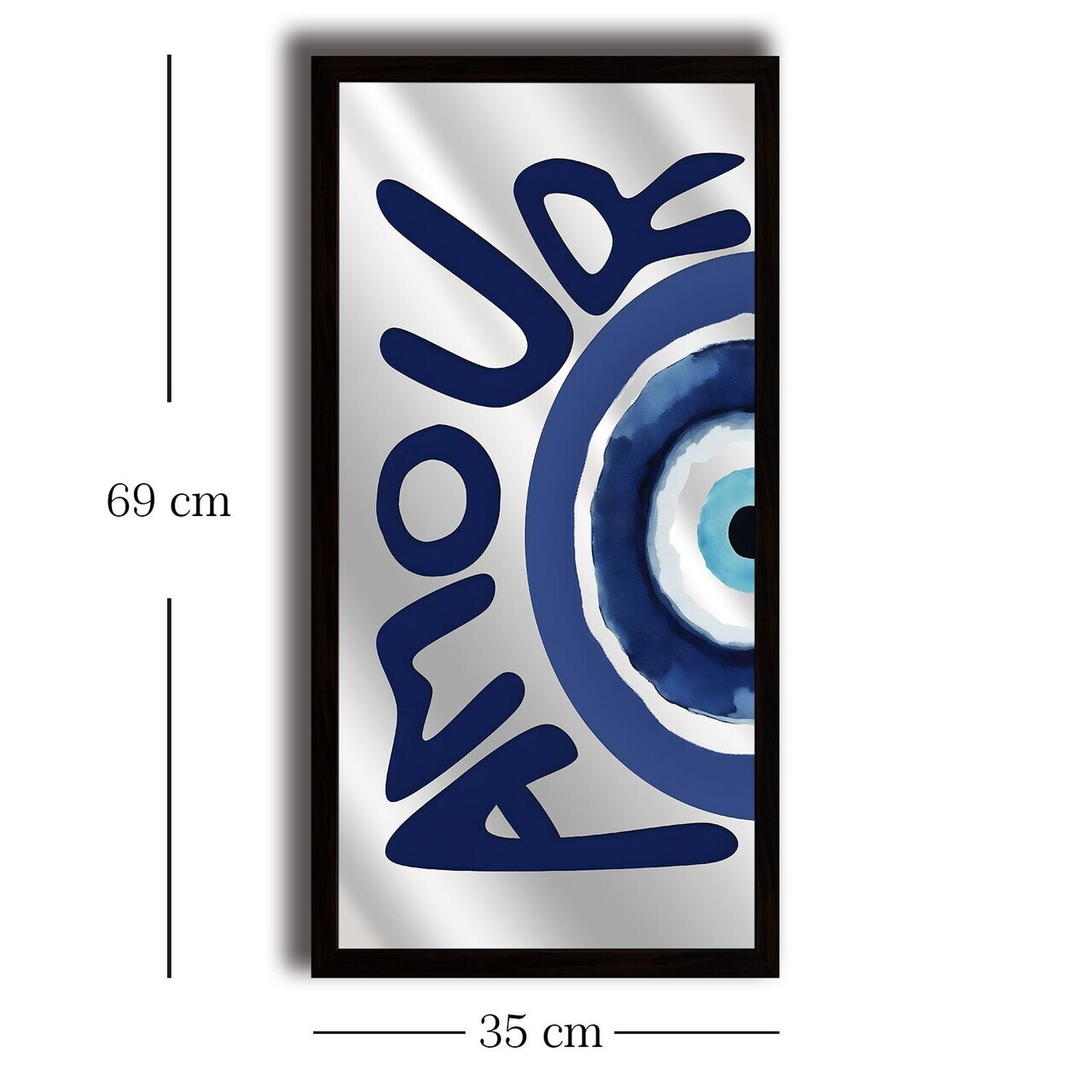 Tablou decorativ, Syhalct-023, Cadru: 100% PVC (Grosime: 2 cm), Multicolor — imaginea 4