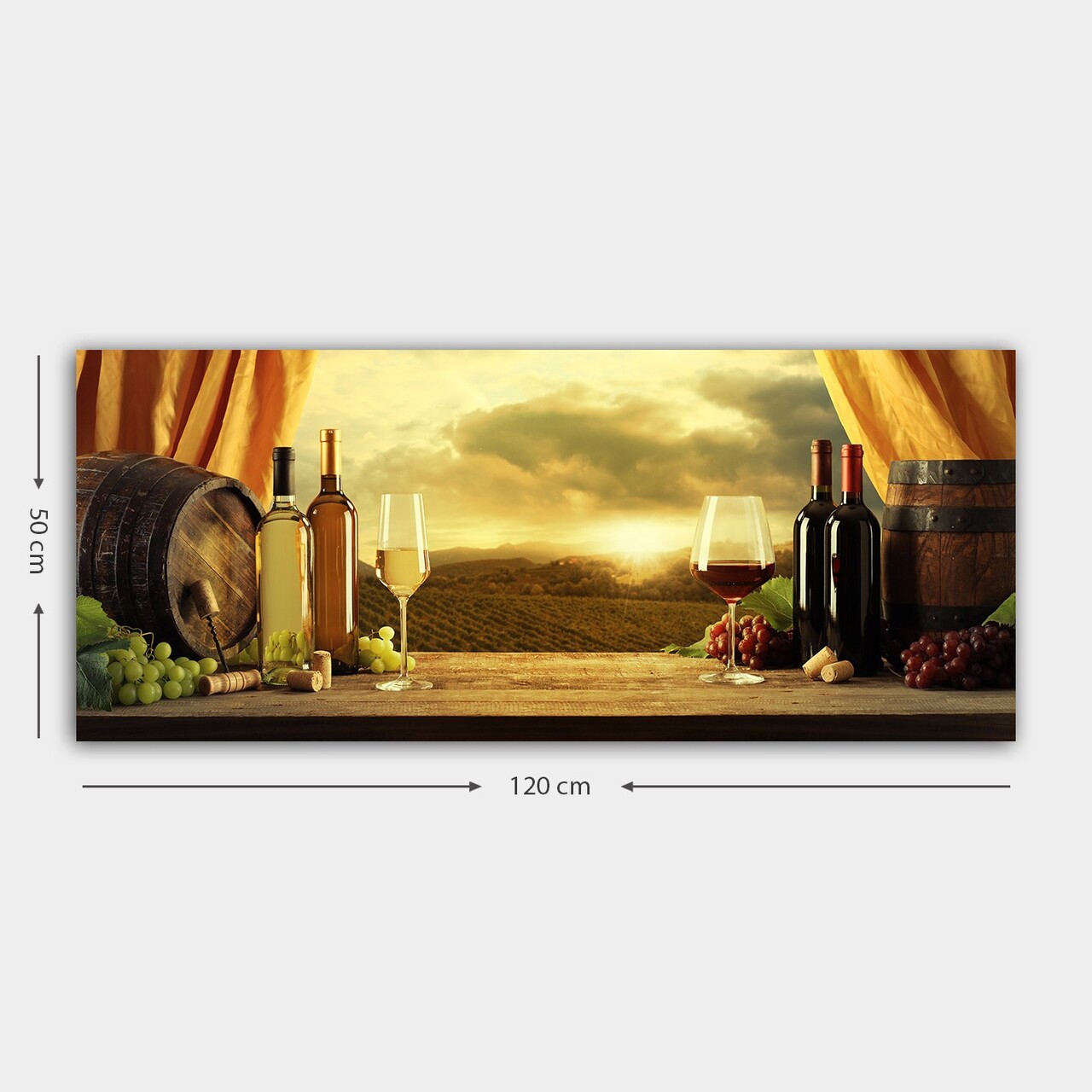 Tablou decorativ, YTY274538_50120, Cadru: 100% LEMN (grosime: 3 cm), Multicolor - view 3