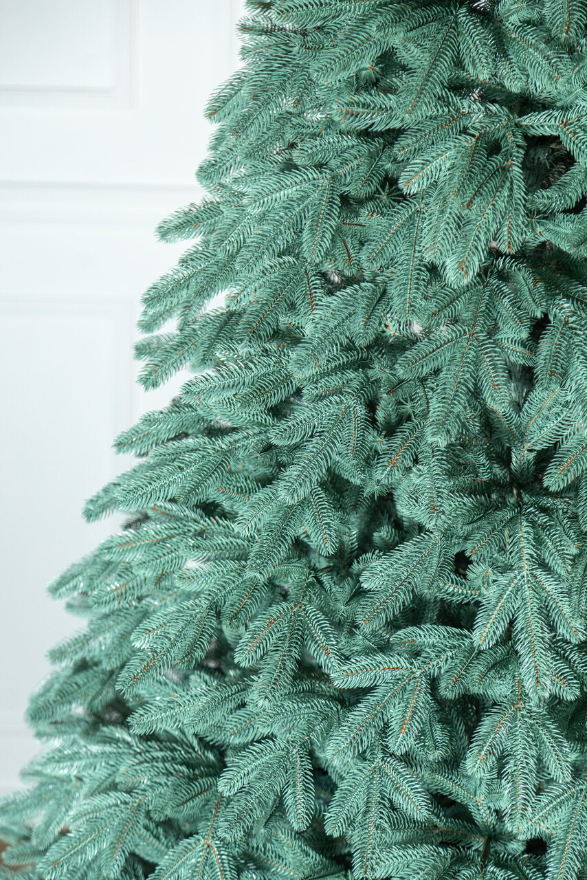 Brad artificial Christmas Deluxe by Sersimo, Laponia Select argintiu, integral 3D, 210cm — imaginea 20