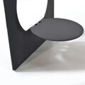 Raft decorativ metalic pentru vinuri, Hanah Home, Vın, 40x20x20 cm, Negru