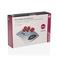 Cantar de bucatarie Grey, Versa, 5 kg, 19.7 x 15 x 4.5 cm, plastic/sticla