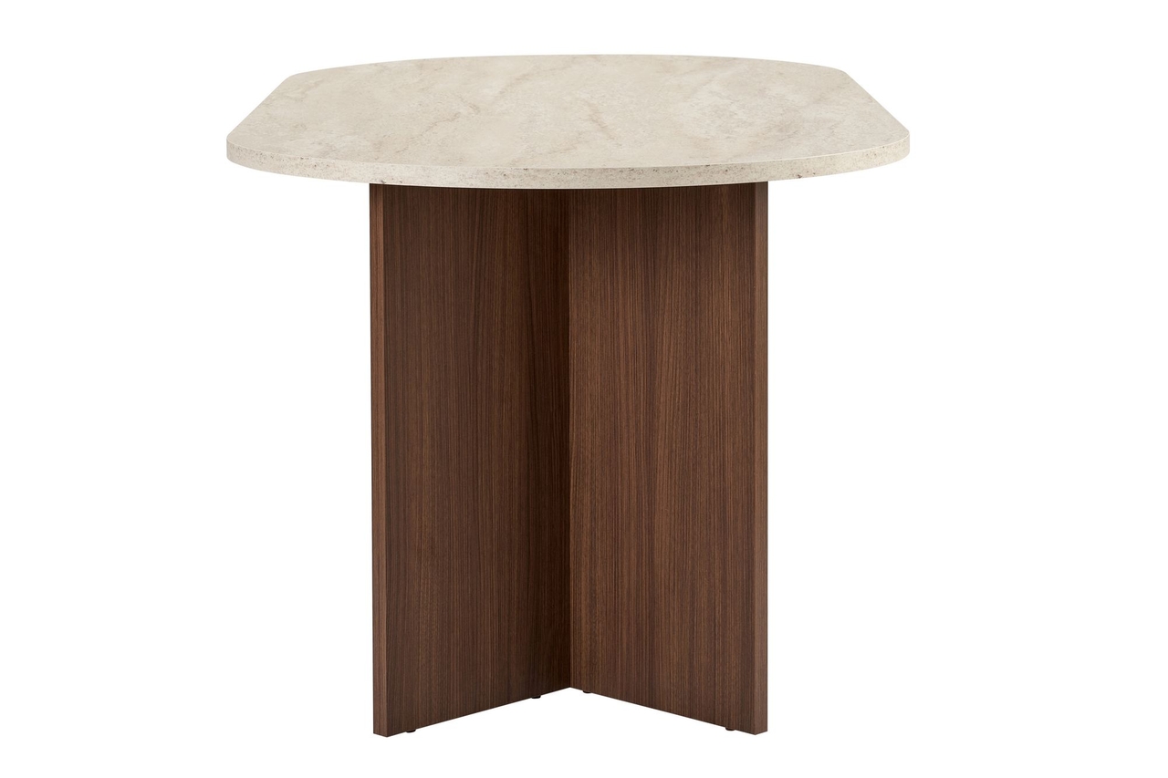 Masa, Nordure, Sablin, 180x75x90 cm, Travertin / Nuc - view 6