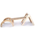 Set de cățărători Pikler, Rosewood, BLTYZ-AKTV0149, Stejar