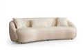 Canapea 3 locuri, Atelier del Sofa, 560ARE5230, Cadru: LEMN/PAL, Crem