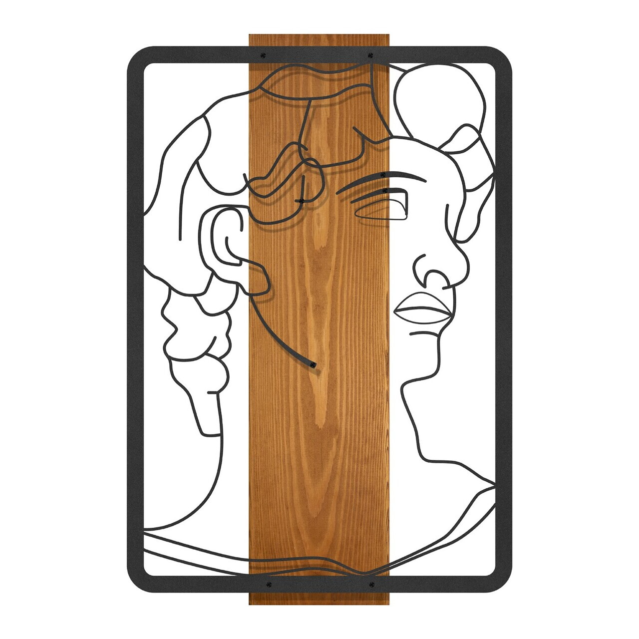 Decoratiune de perete, Aether, Cadru: Lemn (Grosime: 2 cm), Nuc negru — imaginea 7