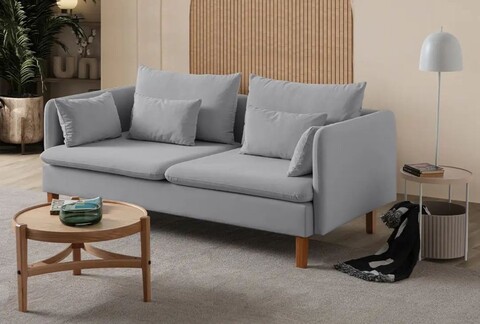 Canapea 3 locuri, Atelier del Sofa, 752EST1102, Frame: 70% HORNBEAM/30% MELAMINE COATED CHIPBOARD, Gri