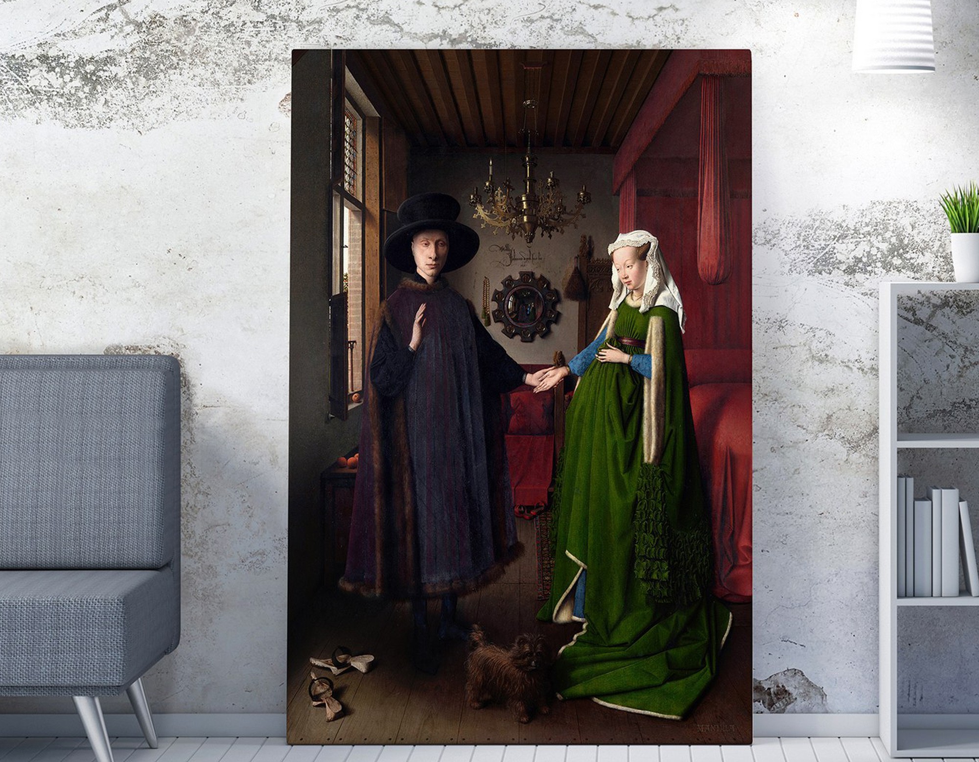 Tablou decorativ, WY312 (50 x 70), Amestec bumbac, Canvas imprimat, Multicolor